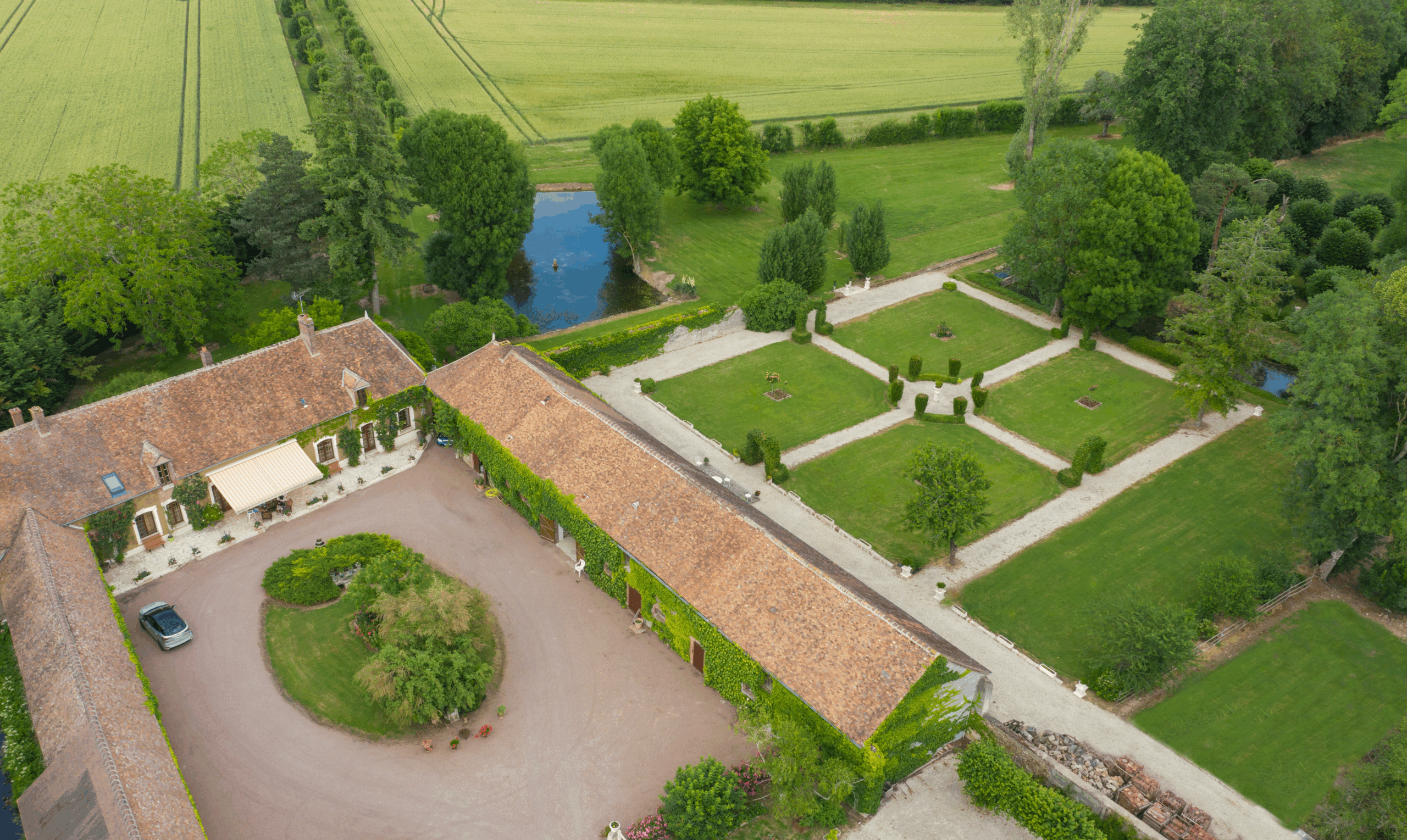 Parc du Domaine des Crançons – vue paysagère